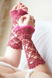 Lace häkeln, Armstulpen